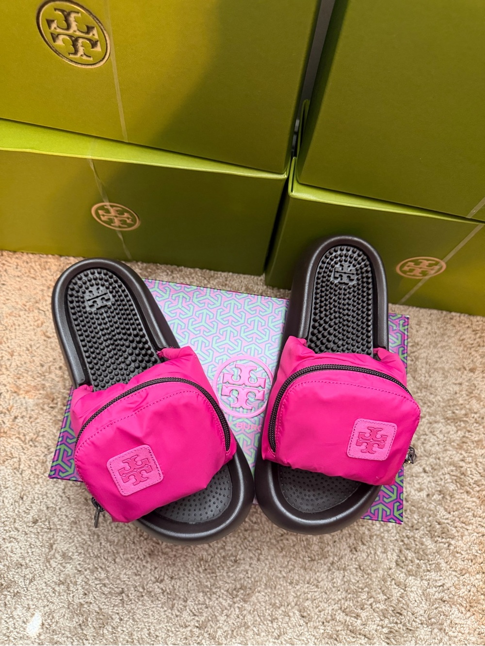 Tory Burch Pocket Sport Slide Sandals - Picture 4 of 10